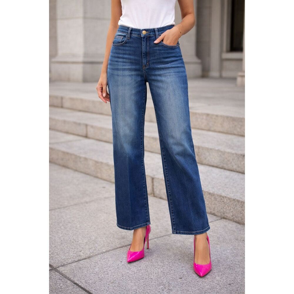 Joe's Jeans Women's Mia Exhale Wide Legged Boyfriend Blue Jeans Size 32 NWT